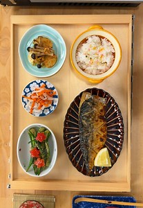 Mackarel & Veggie Teishoku: A Colorful Japanese Meal
