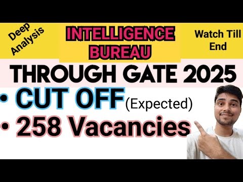 IB Expected Cutoff of Intelligence Bureau Through GATE 2025 | Eligibility & Job Notification Details