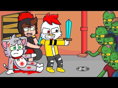 SOBREVIVE AL APOCALIPSIS ZOMBIE CON INVICTOR Y ACENIX 😱 BASE SEGURA VS INVASIÓN ZOMBIE EN MINECRAFT