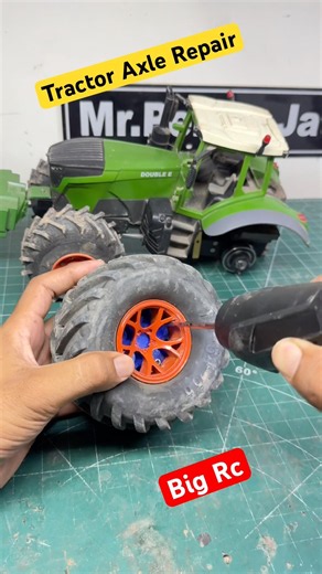Big Tractor remote control upgrade Rear Axle gearbox repair