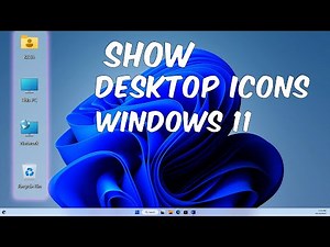 How to show Desktop icons in windows 11 2024 || IT NEXT