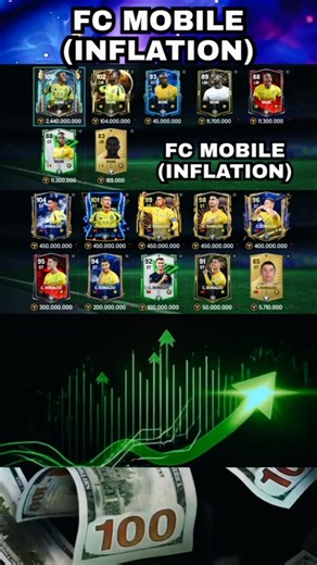 EA Logic (FC Mobile Inflation)😱😱😱 #fcmobile #easports #fifa #inflation #memes #games #fyp #edit