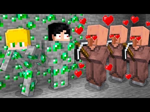 Villagers love Kass and KR in Minecraft!