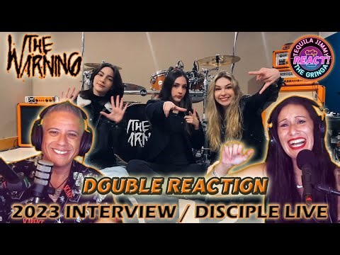 A LITTLE WARNING! - THE WARNING - 2023 INTERVIEW / DISCIPLE LIVE - DOUBLE REACTION