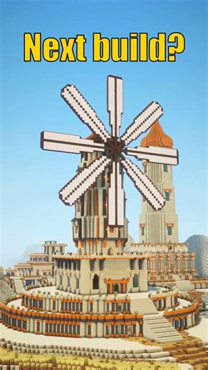Enchanted Architecture on Instagram: "Minecraft Desert Windmill Build When the desert winds never stop blowing...build something that works with them. Here is my minecraft desert windmill idea. Rustic, functional and sandstorm-ready. Schematic and world download available in bio. #minecraft #minecraftreels #minecrafttimelapse #minecraftbuilds #minecraftideas"