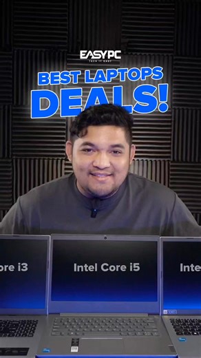 6.7K views | Part 1 - Best Laptop Deals na Powered by Intel! Visit your nearest EasyPC Retail Store! #laptopdeals #easypc #easypcretailstores #easypctechiteasy #laptopintel #acerlaptops #aceraspire3 #aceraspire3slim #acer #sale #laptopsale #laptops #gaming #valorantlaptop #gamingpc #pcgaming #laptopgamer #ph #fyp #fyptech #gamersoftiktok #intelcorei3laptops #intelcorei3 #intelcorei5 #intelcorei3processor #lenovolaptops | EASY PC | Facebook