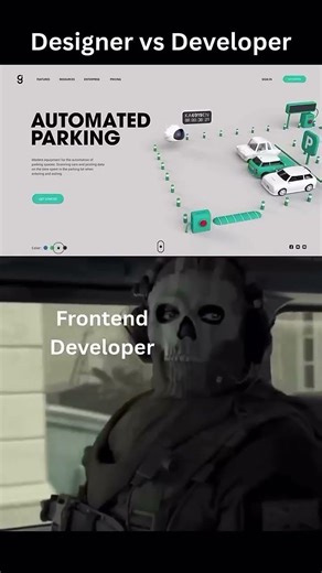Designer vs Developer #youtubememes #memes #shorts #developer #development #viralshorts #programming