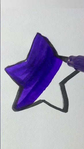 🌟🌟Don’t Blink! This Star Art is So Satisfying 😱 #shorts #satisfying #viral