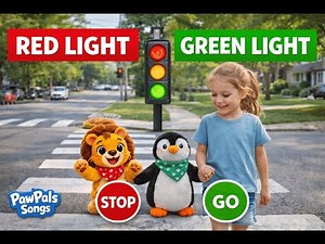Red Light Green Light 🚦 Animal Dance | Freeze & Go! | Movement Song for Kids | Colors Song