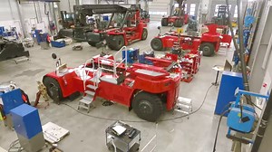 16K views · 247 reactions |  Expect even more with new Kalmar Electric Empty Container Handler, introduced at TOC Europe 2024 – more choice, efficiency, CO2 reductions and safety. Watch our making-of video, and find out more  https://www.kalmarglobal.com/equipment-services/masted-container-handlers/electric-empty-container-handler-ecg90-110/ #Kalmar #EmptyContainerHandler #logistics #cargohandling | Kalmar Global | Facebook