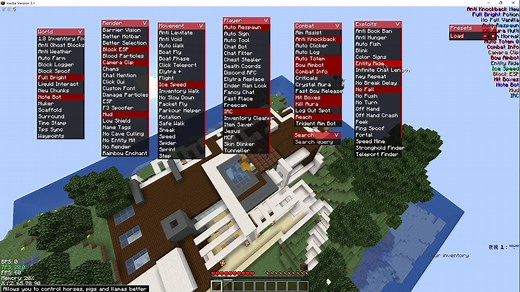 [Minecraft]新WWE/Inertia教程Note bot自动演奏Elytra 无烟花鞘翅飞Entity ride自动图腾Boat fly隐藏Logo等