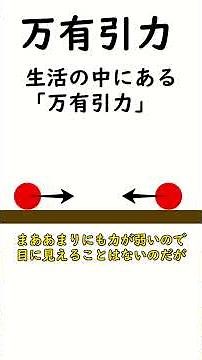 【物理】物理の超基礎！？アイザック・ニュートンが発見した「万有引力」について1分高速解説！ #ゆっくり解説 #物理 #リカスタ