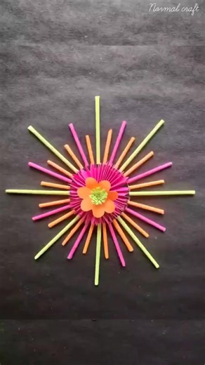 1.2K views · 15 reactions | room decoration craft wall hanging colour paper cutting #decoration #diycraft #handmade #making #wallhanging _7c5f8958 | DIY Talent | Facebook