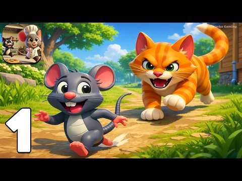 🐭I am Mouse Gameplay Walkthrough Part 1 The Big Adventure of a Small Mouse (Android, iOS)