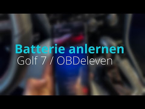 VW Golf 7 GTI Batterie anlernen