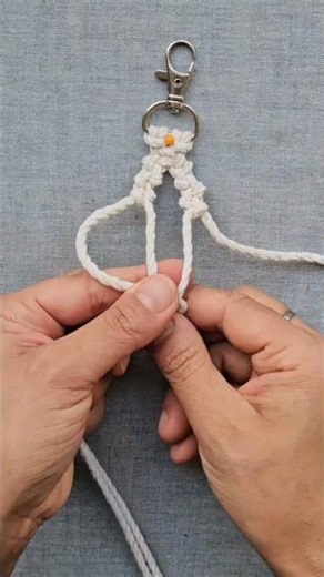 Easy to Make Macrame Keychain