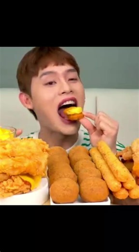 Delicious ASMR KFC Chicken Burger Mukbang Experience