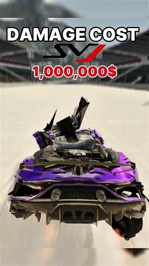 IMPOSSIBLE JUMP: ONLY 1 LAMBO SURVIVES! #crashdrive #beamngdrive #crash #lamborghini #supercars