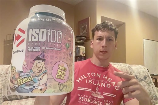 Watch "Dymatize Iso 100 Hydrolyzed Fruity Pebbles Protein Powder" on Amazon Live