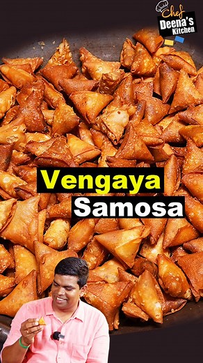 Chennai onion Samosa! | Chef Deena's Kitchen