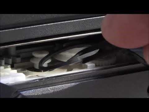 How to Change the Drive Belt on PC CD / DVD Drive Tray without dismantling