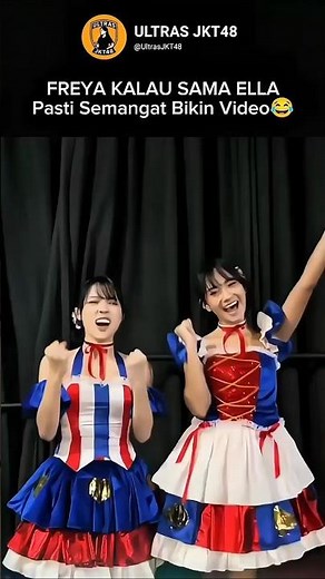 Freya JKT48 kalau sama Ella JKT48 semangat banget bikin videonya 😂