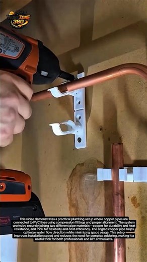 Smart Copper to PVC Pipe Connection Hack You Need to See! 🔧