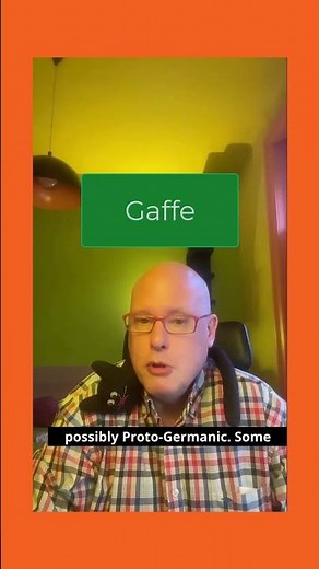Word of the Day: Gaffe