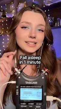Fall asleep in 1 minute #asmr #asmrsounds #asmrrelax #asmrsleep #relax #tingles #asmrvideo