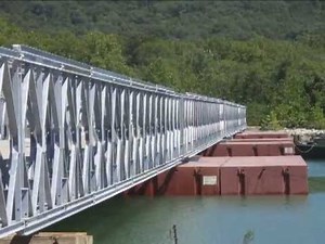 Acrow Bridge - Poseidon Barge