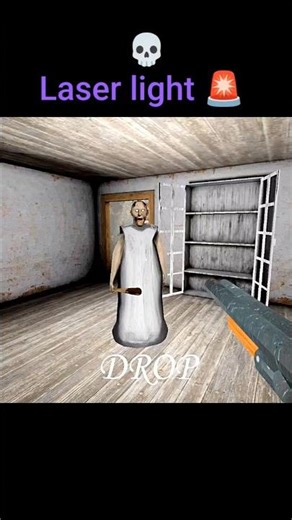 I Killed Granny with a High-Tech LASER! 🔫Granny vs Laser Light: The Ultimate Weapon! 😱🔥#grannyshorts