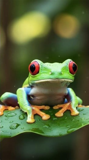 OMG NEVER EXPECTED A FROG TO BE THIS VIBRANT! #Shorts