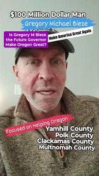 Oregon Governor Dream Candidate? Salem Wine County & Portland Entertainment Businessman Talks Openly
