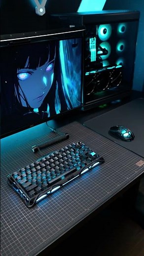 The Perfect Match ⚡ GravaStar Coiled Cable + Mercury V75 = Cyberpunk Setup Goals! 🔥