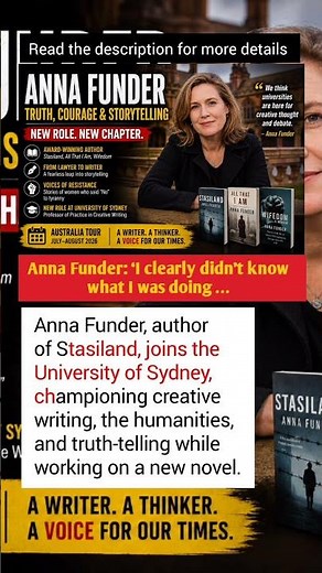 Anna Funder's Powerful Message About Writing in the Age of AI