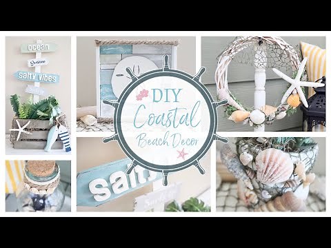 *High End* Coastal Beach Decor DIY's | EASY & BUDGET Friendly Projects | Nautical Decor 2021