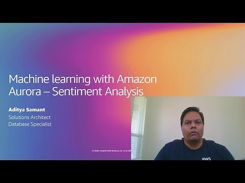 Sentiment Analysis using Aurora ML integration