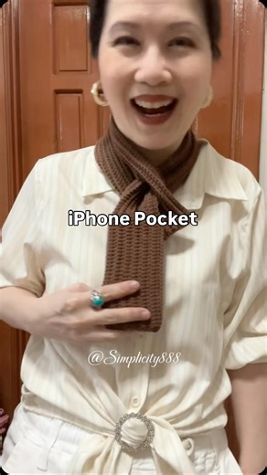 Simplicity IG | 🍎iPhone Pocket! Crochet Version 2.0 🧶 ❤️Comment ‘iPhone Pocket’ to get the link to the tutorial ❤️Follow for more crochet inspiration... | Instagram