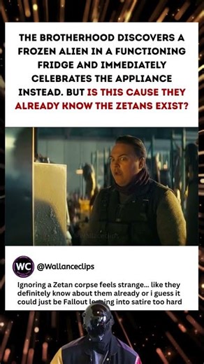 Brotherhood Finds Frozen Zetan Alien In Fallout | Fallout Zetan Lore #fallout #fallouttv