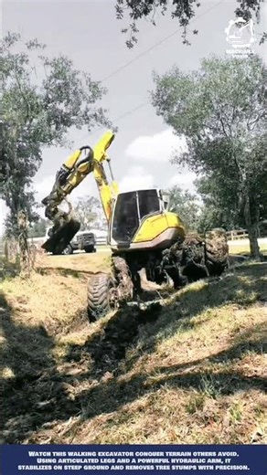 Spider Excavator Walking Machine Innovation for extreme terrain and mountain construction