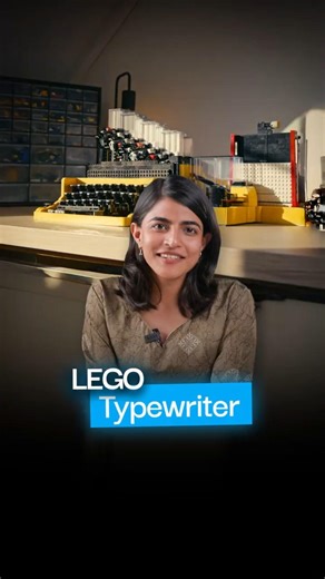 This guy literally built a working typewriter…using LEGO blocks #lego #diy #vitamintech #innovation
