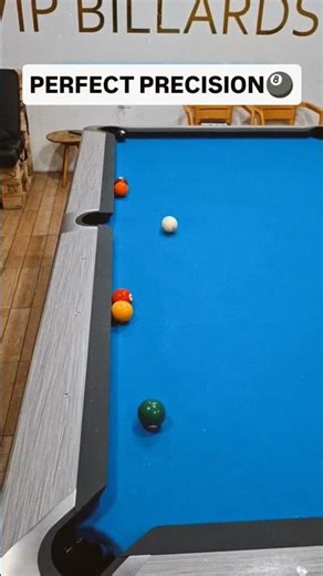 Precision Wins Every Time 🎱👌🏻. #billiards #poolshot #precision #sports #reels