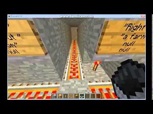 How To Make A Rail Road Cart And Track | Minecraft Creative