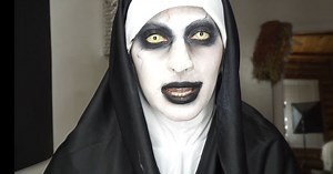 How to Do Super-Spooky Makeup for a Terrifying Valak the Nun Costume