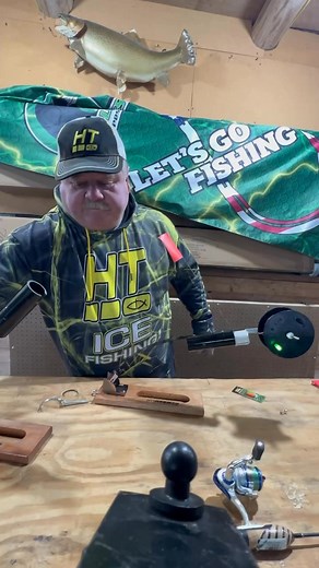 42K views · 329 reactions | 閭Coot’s Rattlin’ Wind Jigger for ice fishing 流  #icefishing #teamht #htenterprises #fishing | Coots Lures | Facebook