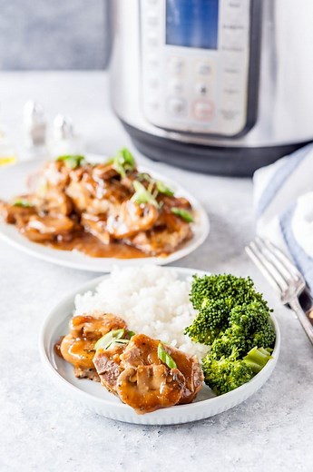 Instant Pot Pork Tenderloin with Mushrooms - Instantlicious
