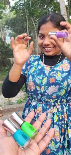 ছুটকি তিন টে নেলপালিশ আনলো 😃😃😃😃😃😃😃😃😃😃😃😃😃#shorts #youtubevideo