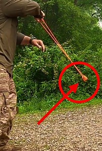1.7M views · 10K reactions | Improvised Weapon: Parachute Cord Sling and Stone! FULL Video: https://youtu.be/YeWuqYL5Y50?si=W3hcGW_byBXRQ4H- #improvise #adapt #paracord #parachute #cord #tool #sling #stone #rock #military #infantry #diy #easy #trick #tip #weave #cool #hunt #rangersurvivalfieldcraft #knots | Ranger Survival & Field Craft | Facebook
