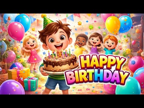 Birthday Song Hindi 🎉 | Kids Cartoon Happy Birthday Video