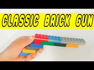 How to make a CLASSIC BRICK ONLY Lego Gun (TUTORIAL)